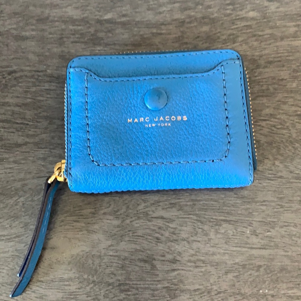 Marc Jacobs ~ New York ~ Blue Leather Wallet